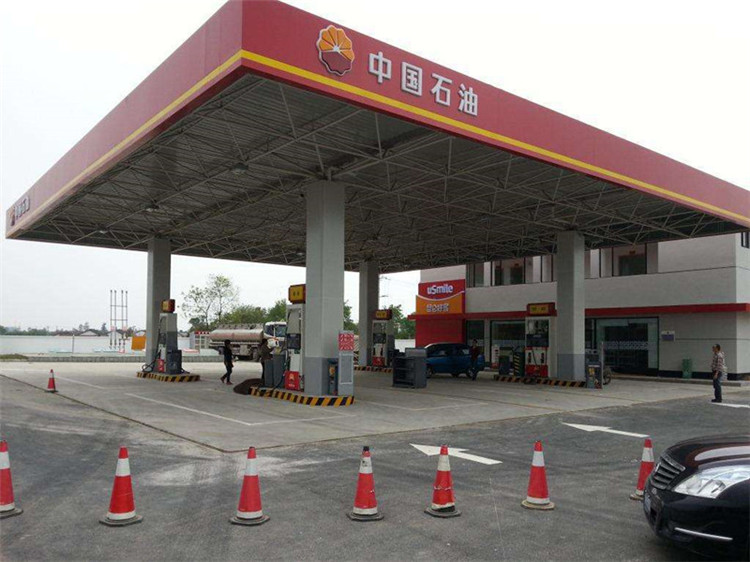 河池加油站钢结构网架案例20